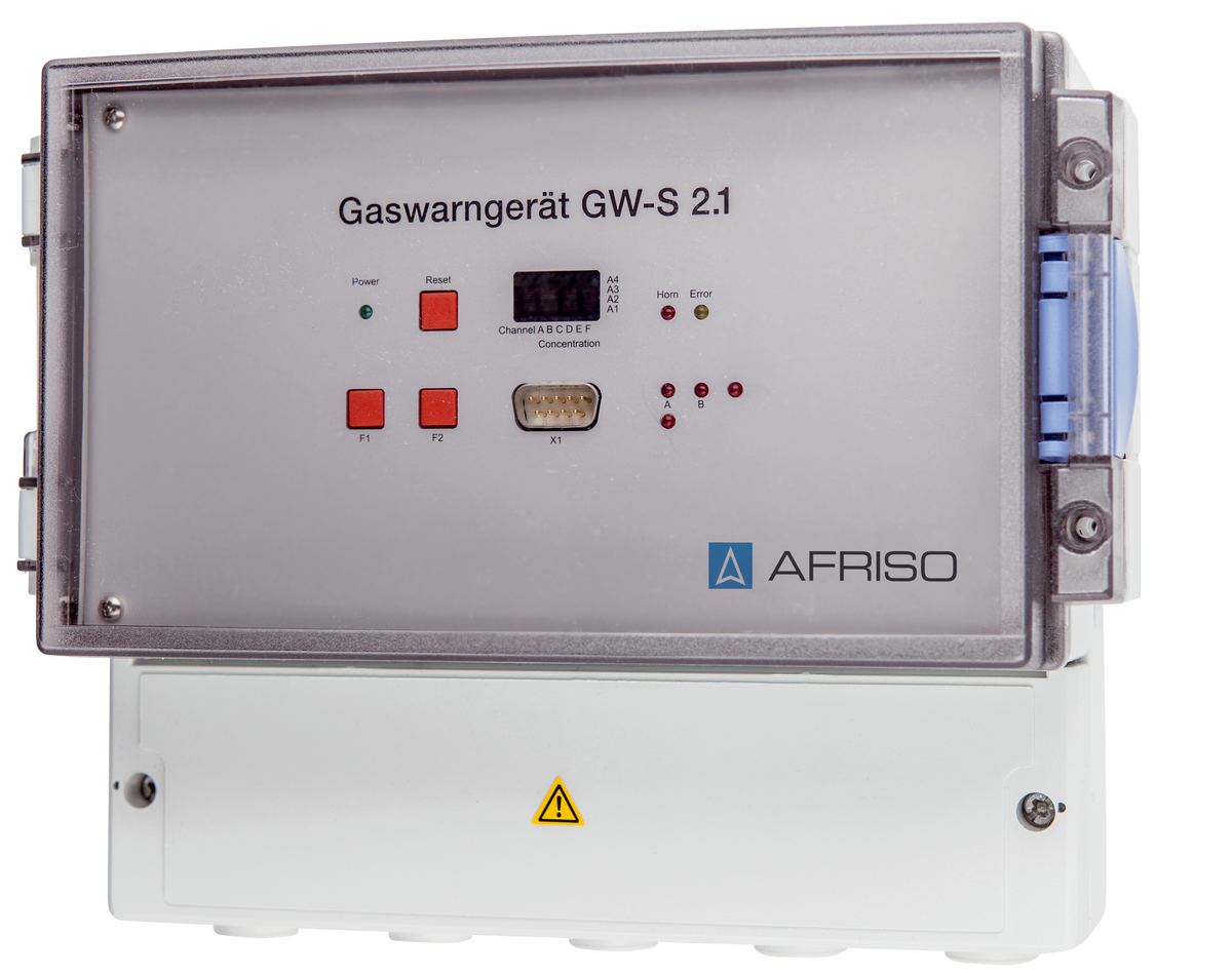 AFRISO Gaswarngerät GW-S 2.1 Wandgehäuse, für 2 Gassensoren 400/500ST SAR 74520 74530