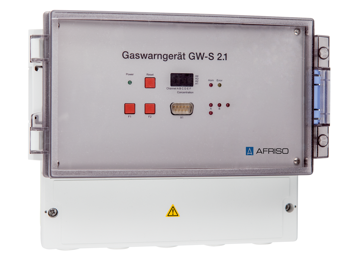 AFRISO Gaswarngerät GW-S 2.1 Wandgehäuse, für 2 Gassensoren 400/500ST SAL 74520 74530