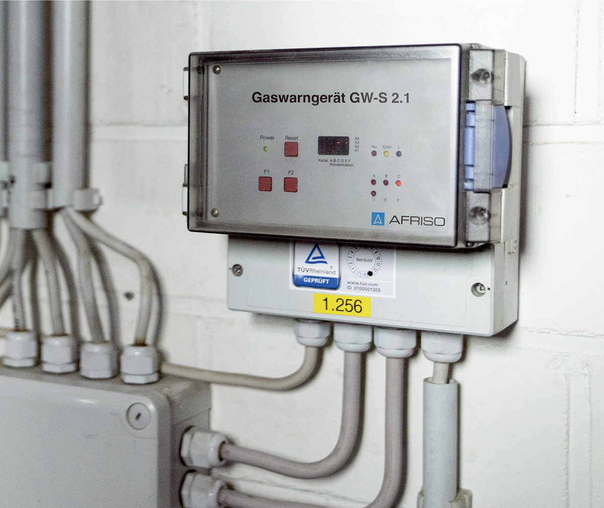 AFRISO Gaswarngerät GW-S 2.1 Wandgehäuse, für 2 Gassensoren 400/500ST ANW 74520 74530