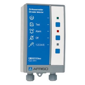 AFRISO Öl-Wassermelder OM5 AC 230V, fünfkanalig, ohne Sonden SAL 75400 75410 20080